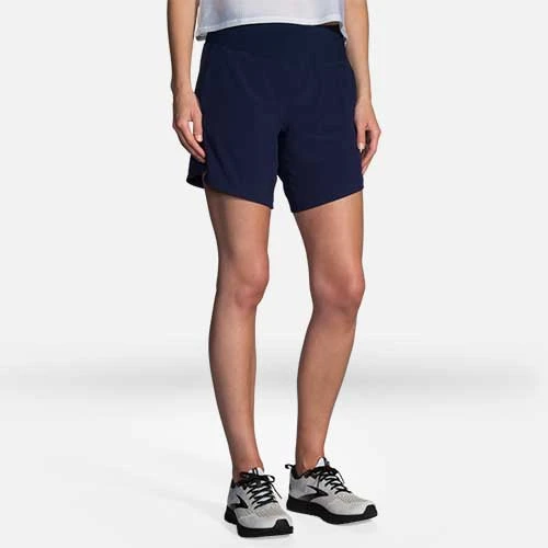 BROOKS Women's Chaser 7" Short - Navy 2 BROOKS Women's Chaser 7" Short - Navy - Image 2