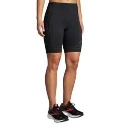 BROOKS Women's Method 8" Short Tight - Black -Patagonia Shop 221525 001 MF Method 8in Short Tight