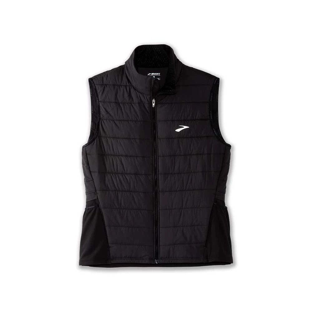 BROOKS Women's Shield Hybrid Vest 2.0 - Black 1 BROOKS Women's Shield Hybrid Vest 2.0 - Black