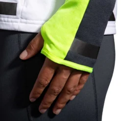 BROOKS Women's Run Visible Thermal Hoodie - White/Asphalt/Nightlife -Patagonia Shop 221559 134 D3 Run Visible Thermal Hoodie