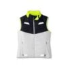 BROOKS Women's Run Visible Insulated Vest - White/Asphalt/Nightlife