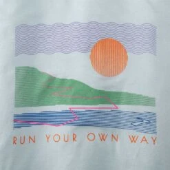 BROOKS Women's Distance Long Sleeve 2.0 - Htr Lt Slate/Run Your Own Way -Patagonia Shop 221610 487 D1 Distance Long Sleeve 2