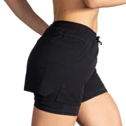 BROOKS Women's High Point 3in 2-in-1 Shorts - Black 10 BROOKS Women's High Point 3in 2-in-1 Shorts - Black -Patagonia Shop 221611 001 MV High Point 3in 2in1 Short