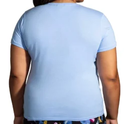 BROOKS Women's Distance Short Sleeve 2.0 - Lt Lavender -Patagonia Shop 221614 422 MB Distance Short Sleeve 2