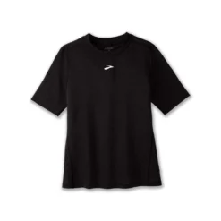 BROOKS Women's High Point Short Sleeve - Black