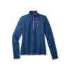 BROOKS Women's Dash 1/2 Zip 2.0 - Htr Aegean