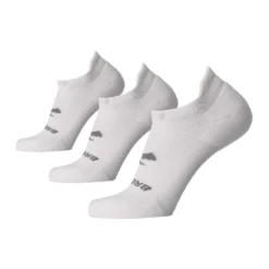 BROOKS Unisex Run-In No Show 3-Pack - White