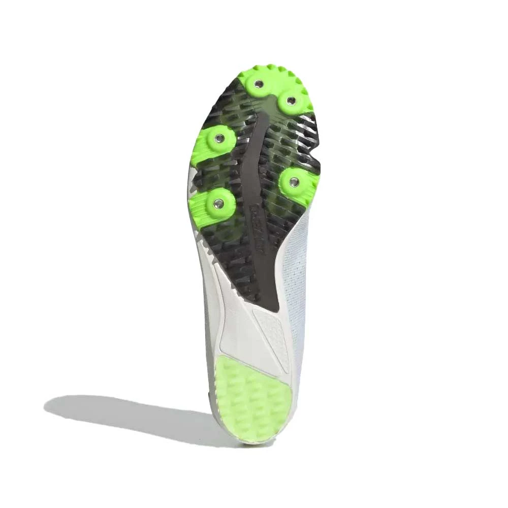 ADIDAS Unisex AdiZERO XC Spikes - Cloud White/Night Metallic/Solar Green - Regular (D) 5 ADIDAS Unisex AdiZERO XC Spikes - Cloud White/Night Metallic/Solar Green - Regular (D) - Image 5