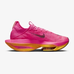 Women's Nike Alphafly 2 Running Shoe - Hyper Pink/Black/Laser Orange- Regular (B)