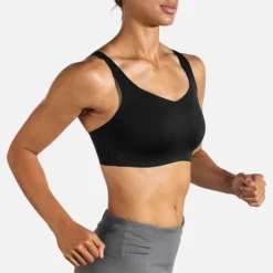 BROOKS Women's Dare Underwire Run Bra - Black 7 BROOKS Women's Dare Underwire Run Bra - Black -Patagonia Shop 350078 001 MV Dare Underwire Run Bra