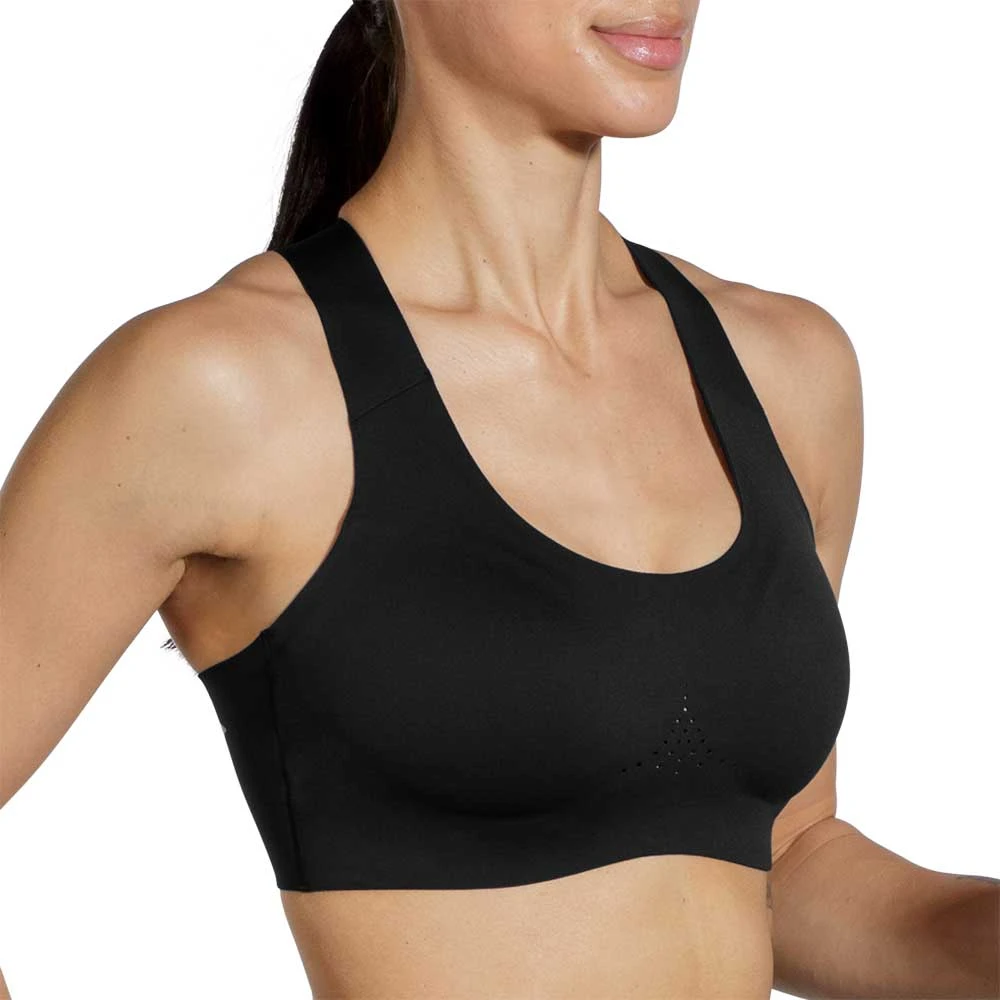 BROOKS Women's Dare Crossback Run Bra 2.0 -Black 7 BROOKS Women's Dare Crossback Run Bra 2.0 -Black - Image 7