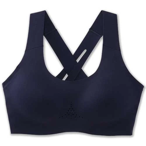 BROOKS Women's Dare Crossback 2.0 Run Bra - Navy 1 BROOKS Women's Dare Crossback 2.0 Run Bra - Navy