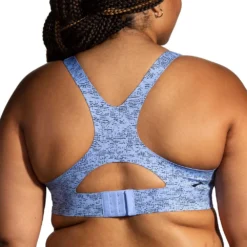 BROOKS Women's Dare Racerback 2.0 Run Bra - Blue Lavender Terrain Print 19 BROOKS Women's Dare Racerback 2.0 Run Bra - Blue Lavender Terrain Print -Patagonia Shop 350085 484 MB Dare Racerback Run Bra 2