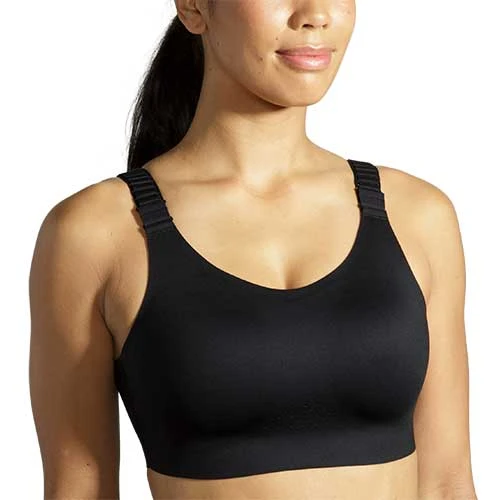BROOKS Women's Dare Scoopback Run Bra 2.0 - Black 1 BROOKS Women's Dare Scoopback Run Bra 2.0 - Black