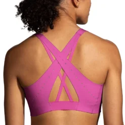 BROOKS Women's Dare Strappy 2.0 Run Bra - Frosted Mauve -Patagonia Shop 350088 607 MB Dare Strappy Run Bra 4