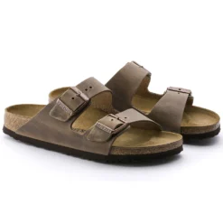 Birkenstock Arizona Cork Tobacco Brown Oiled Leather Sandal- Regular/Wide 9 Birkenstock Arizona Cork Tobacco Brown Oiled Leather Sandal- Regular/Wide -Patagonia Shop 352203 pair