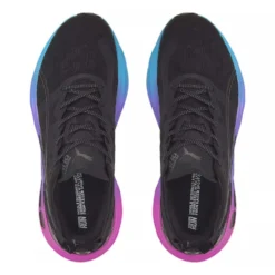 Men's Foreverrun Nitro Sunset Running Shoe - Puma Black/Luminous Blue/Electric Orchid- Regular (D) -Patagonia Shop 38000701 BlackBlue TOP