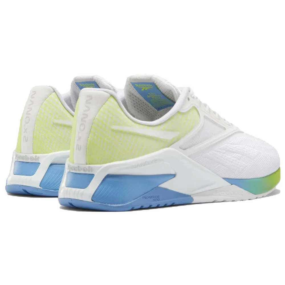 Reebok Women's Nano X2 Training Shoe - Ftwr White/Essential Blue/Acid Yellow - Regular (B) 4 Reebok Women's Nano X2 Training Shoe - Ftwr White/Essential Blue/Acid Yellow - Regular (B) - Image 4