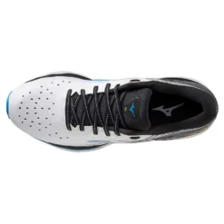 Mizuno Men's Wave Sky 6 Running Shoe - White/Cyber Yellow - Regular (D) -Patagonia Shop 411369.0034 04