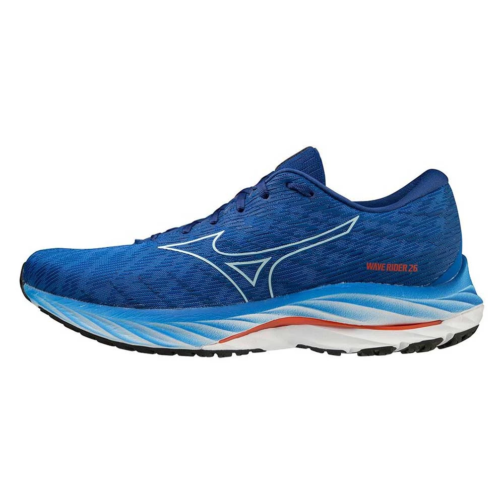Mizuno Men's Wave Rider 26 Running Shoe- Super Sonic/IceWater- Regular (D) 2 Mizuno Men's Wave Rider 26 Running Shoe- Super Sonic/IceWater- Regular (D) - Image 2