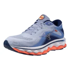 Mizuno Women's Wave Sky 7 Running Shoe - Blue Heron/Silver - Regular (B) -Patagonia Shop 411413 6Q73 07
