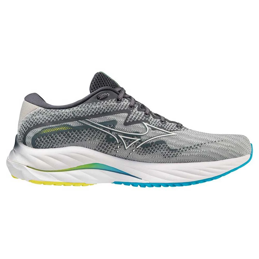 Mizuno Men's Wave Rider 27 Running Shoe - Pearl Blue/White - Regular (D) 1 Mizuno Men's Wave Rider 27 Running Shoe - Pearl Blue/White - Regular (D)