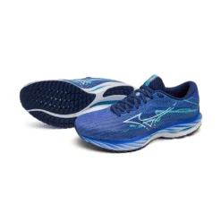 Mizuno Women's Wave Rider 27 Running Shoe - Ultramarine/White- Regular (B) -Patagonia Shop 411418 UM00 11