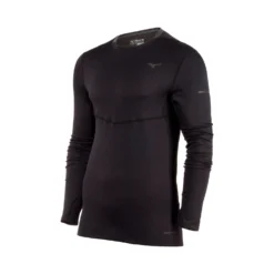 Mizuno Men's Breath Thermo Long Sleeve Top - Black