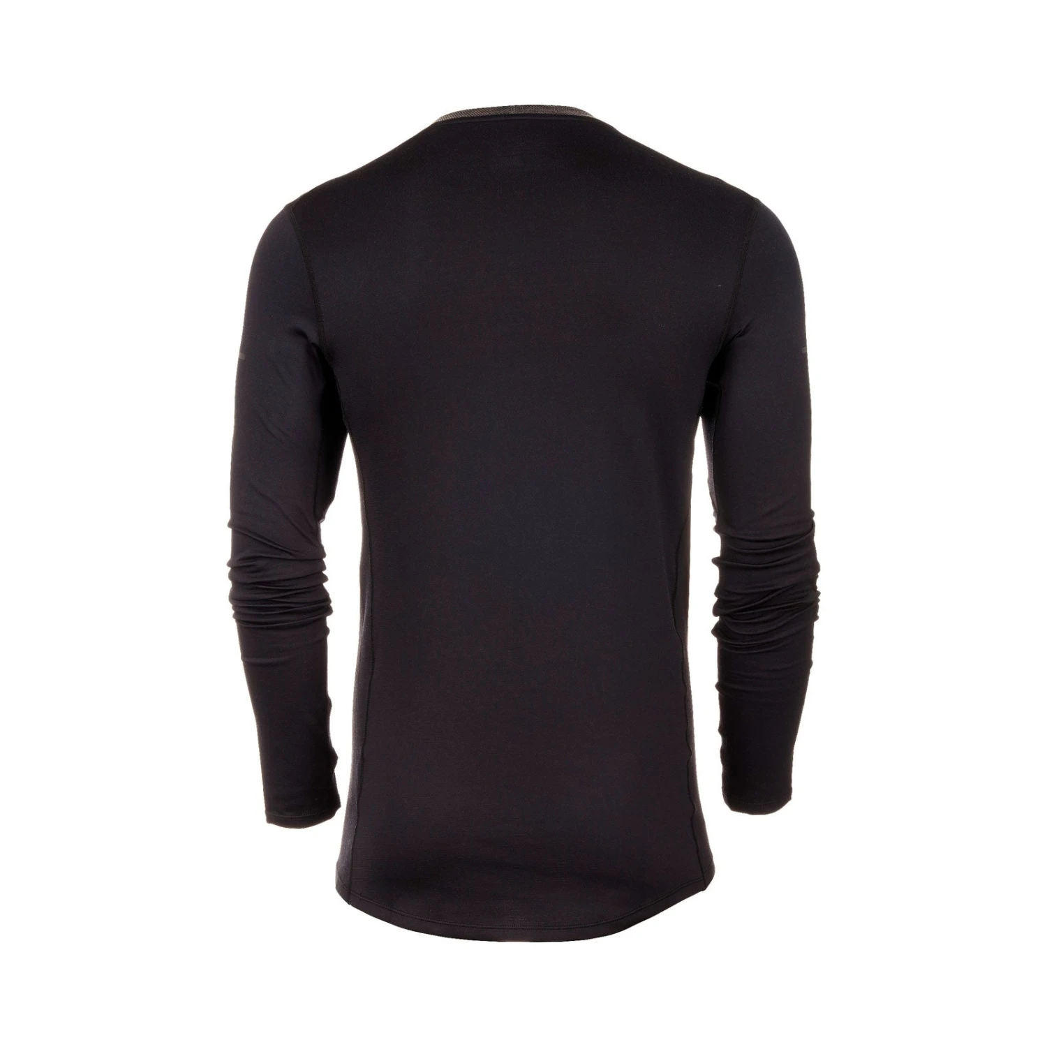 Mizuno Men's Breath Thermo Long Sleeve Top - Black 2 Mizuno Men's Breath Thermo Long Sleeve Top - Black - Image 2