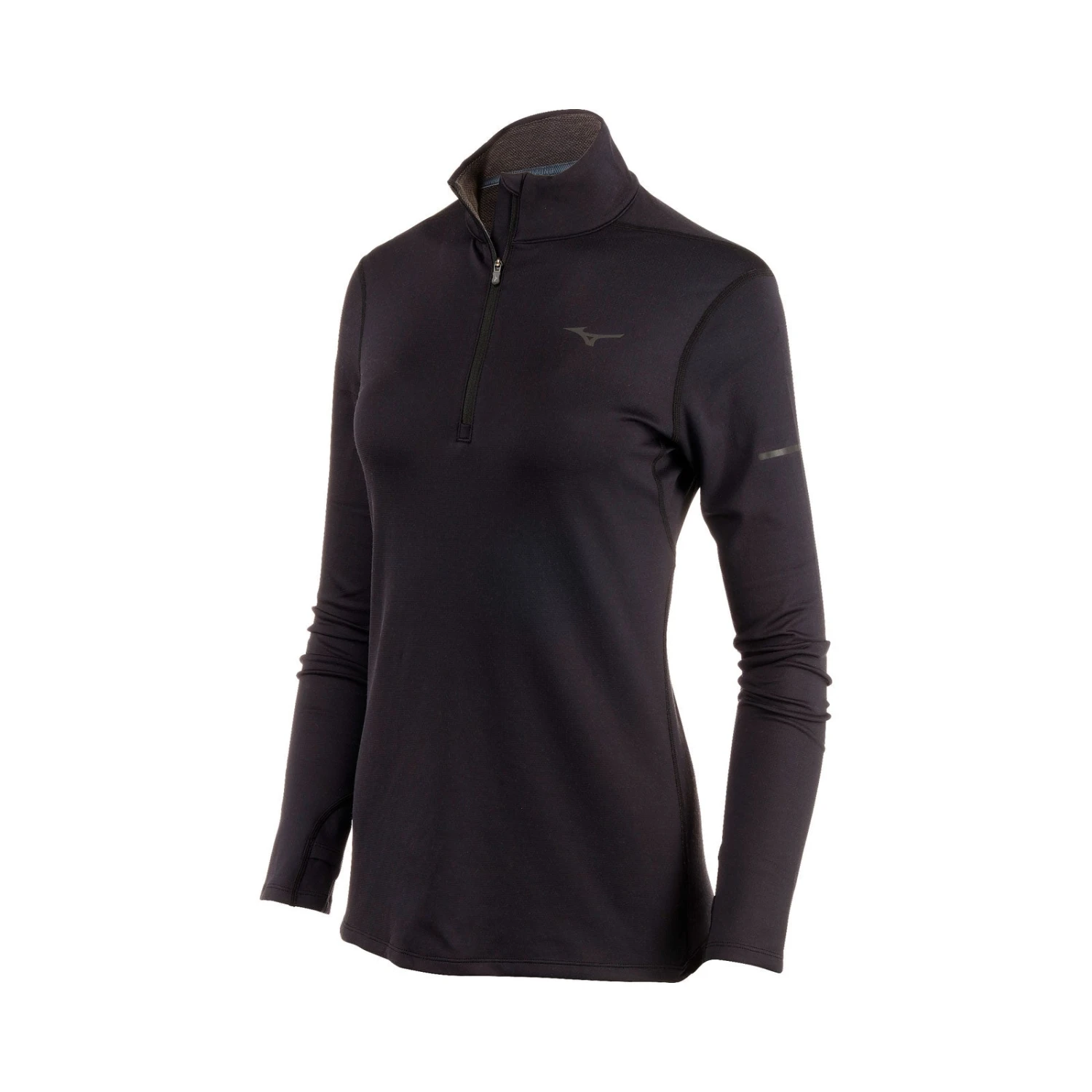 Mizuno Women's Breath Thermo Half Zip - Black 1 Mizuno Women's Breath Thermo Half Zip - Black