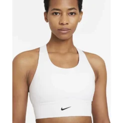 Women's Nike Swoosh Longline Bra Med Padded - White/Black 8 Women's Nike Swoosh Longline Bra Med Padded - White/Black -Patagonia Shop 44a10426 e216 48cf bfed bf5358476848