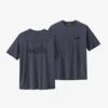 Patagonia Men's Capilene Cool Daily Graphic Shirt - '73 Skyline: Smolder Blue X-Dye