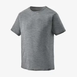 Patagonia Men's Capilene Cool Lightweight Shirt - Forge Grey - Feather Grey X-Dye