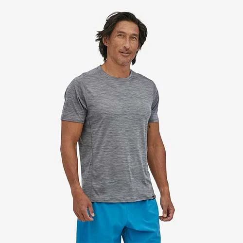 Patagonia Men's Capilene Cool Lightweight Shirt - Forge Grey - Feather Grey X-Dye 2 Patagonia Men's Capilene Cool Lightweight Shirt - Forge Grey - Feather Grey X-Dye - Image 2