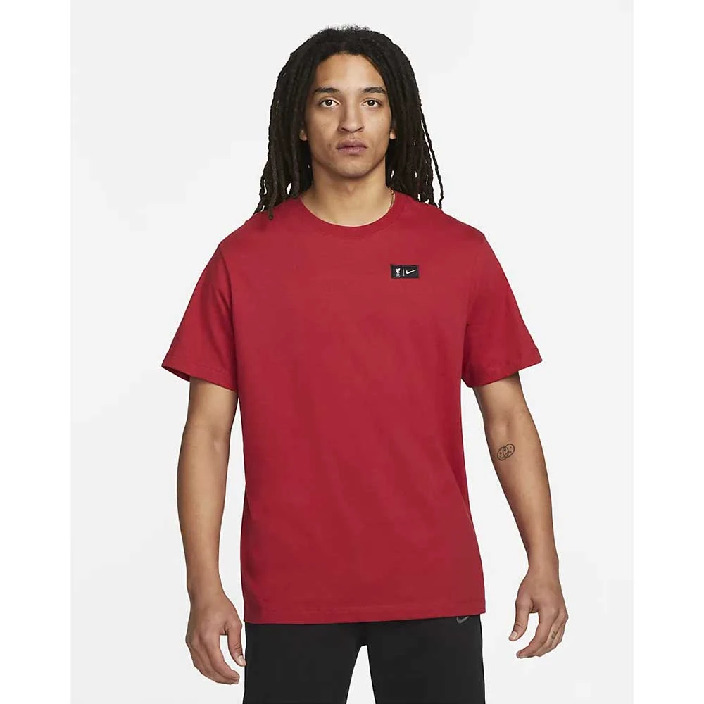 Men's Nike Liverpool FC Dri-FIT Ignite Tee - Tough Red 1 Men's Nike Liverpool FC Dri-FIT Ignite Tee - Tough Red