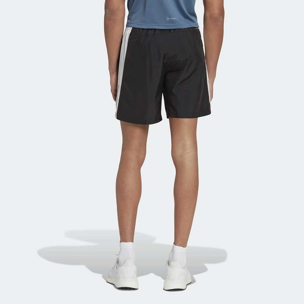 ADIDAS Men's Own The Run 7" Short - Black/White 2 ADIDAS Men's Own The Run 7" Short - Black/White - Image 2