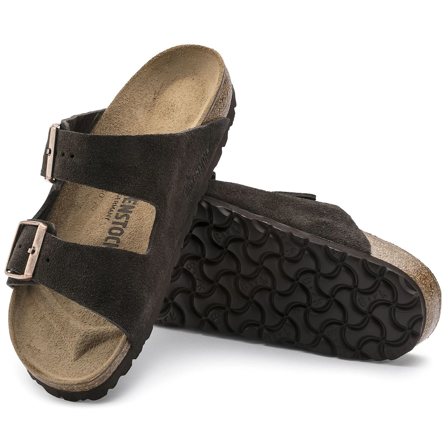 Birkenstock Arizona Mocha Suede Leather Sandal- Regular/Wide 4 Birkenstock Arizona Mocha Suede Leather Sandal- Regular/Wide - Image 4
