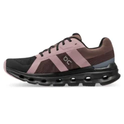 On Running Women's Cloudrunner Waterproof Running Shoe - Black/Grape - Regular (B) -Patagonia Shop 52.98636 cloudrunner waterproof fw22 black grape w g4