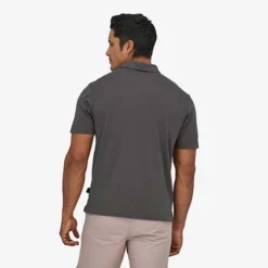 Patagonia Men's Cotton In Conversion Lightweight Polo - Forge Grey 5 Patagonia Men's Cotton In Conversion Lightweight Polo - Forge Grey -Patagonia Shop 53251 FGE MGM2