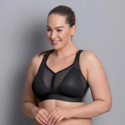 Women's AIR CONTROL DELTAPAD - Maximum Support Sports Bra- Anthracite