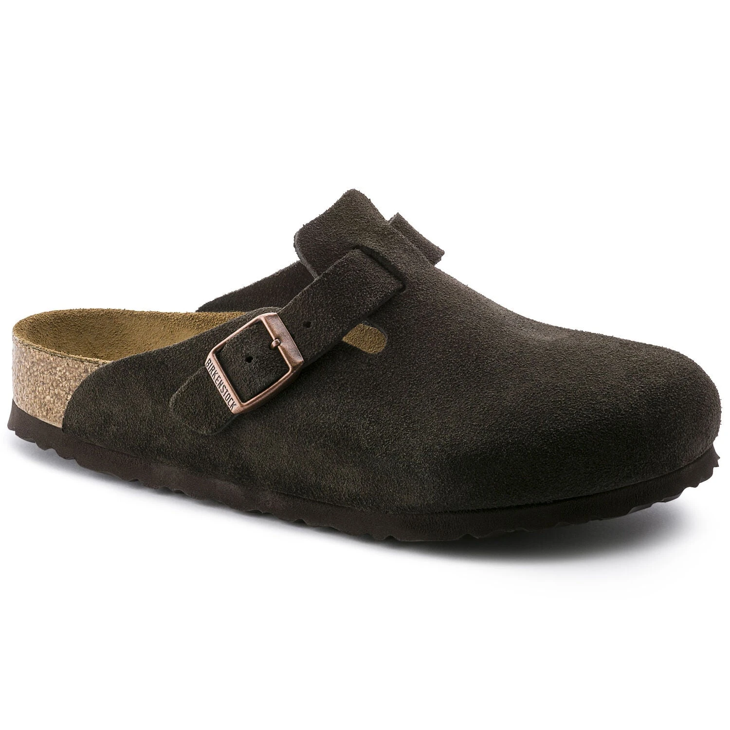 Birkenstock Boston Soft Footbed Mocha Suede- Regular/Wide 1 Birkenstock Boston Soft Footbed Mocha Suede- Regular/Wide