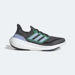 ADIDAS Men's Ultraboost Light Running Shoe- Carbon/Blue Dawn/Court Green- Regular (D)