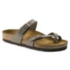 Birkenstock Mayari Cork Stone Birko-Flor Nubuck Sandal- Regular/Wide