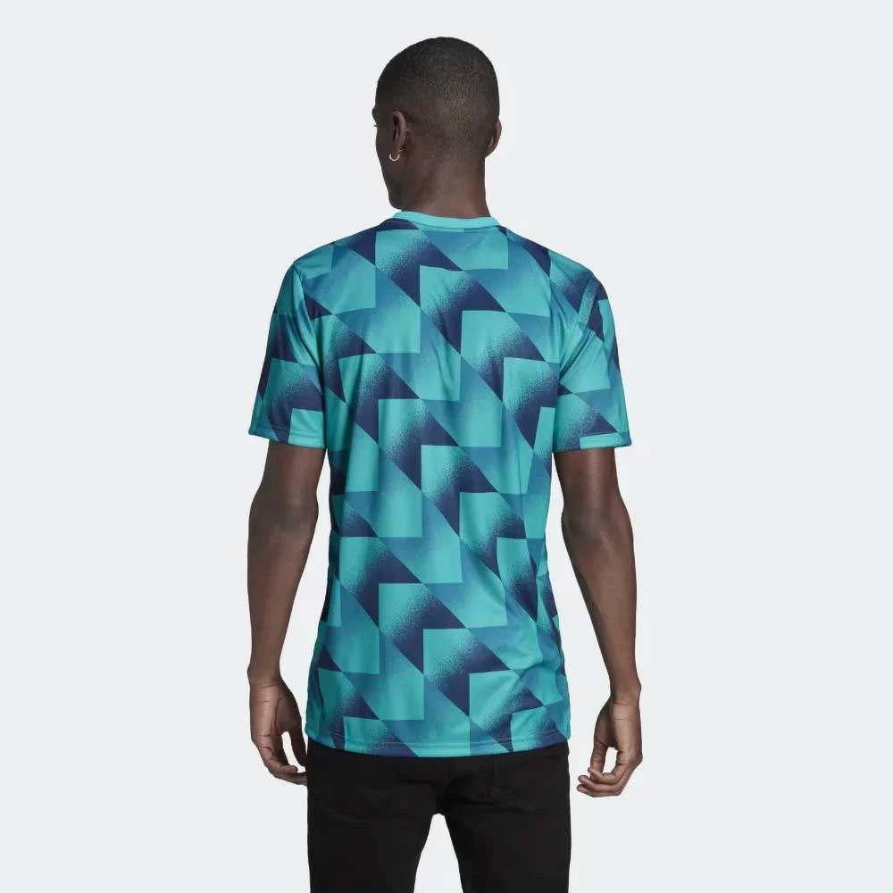 ADIDAS Men's Juventus 22/23 Pre Match Shirt - Hi-Res Aqua/Active Teal 4 ADIDAS Men's Juventus 22/23 Pre Match Shirt - Hi-Res Aqua/Active Teal - Image 4