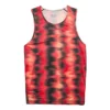 Men's Run All Day Tank - Sunset Abstract