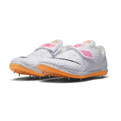 Unisex Nike Air Zoom High Jump Elite Spike - White/Black/Laser Pink - Regular (D) -Patagonia Shop 806561 102 PHCFH001
