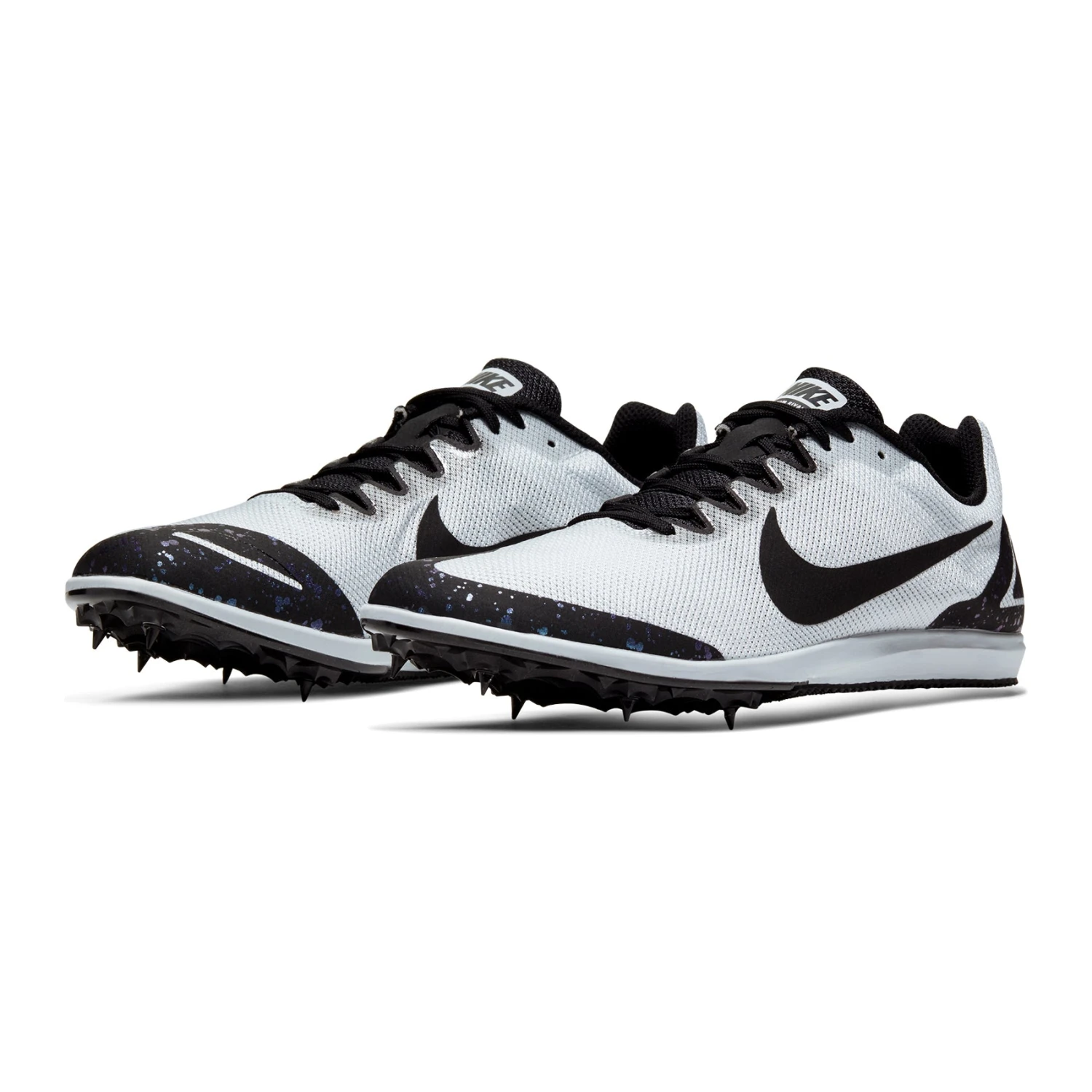Nike Unisex Zoom Rival D 10 Track Spike - Pure Platinum/Black/Indigo Fog-Regular (D) 3 Nike Unisex Zoom Rival D 10 Track Spike - Pure Platinum/Black/Indigo Fog-Regular (D) - Image 3