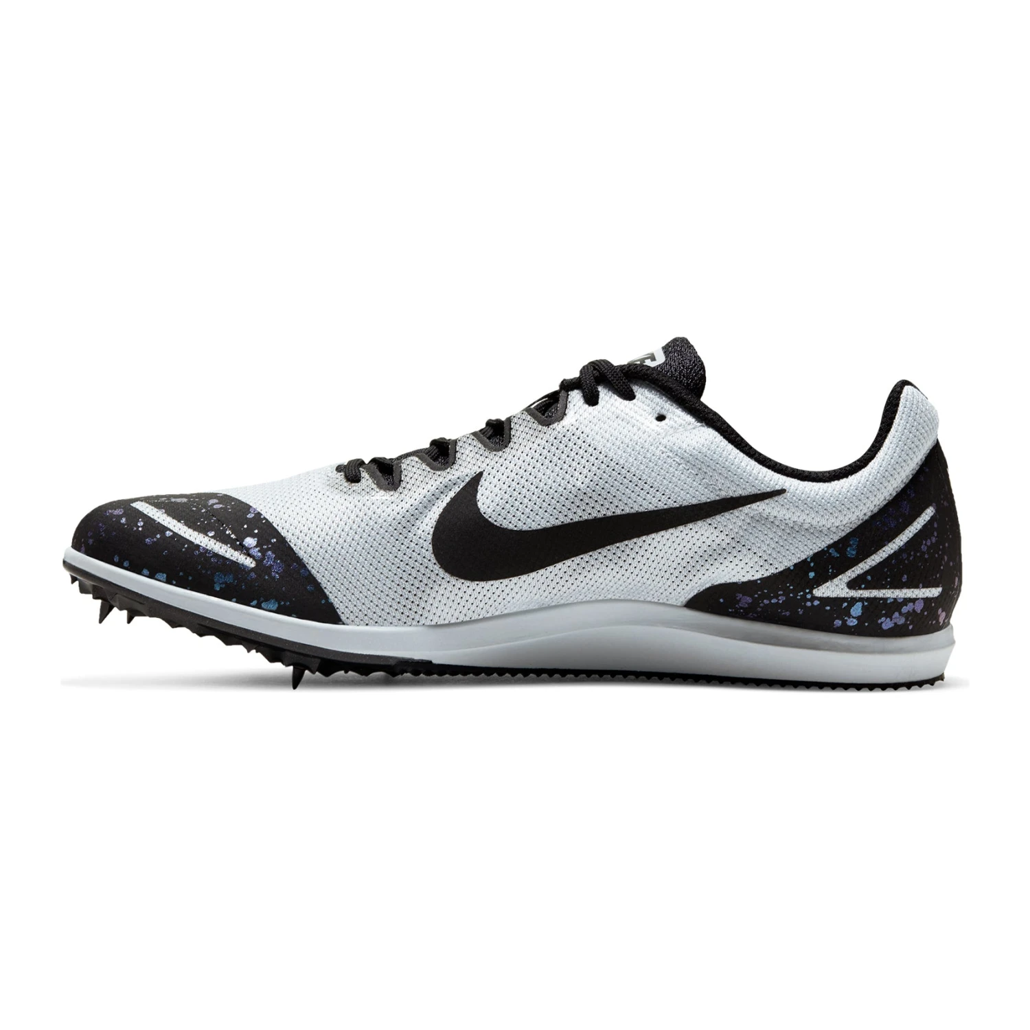 Nike Unisex Zoom Rival D 10 Track Spike - Pure Platinum/Black/Indigo Fog-Regular (D) 2 Nike Unisex Zoom Rival D 10 Track Spike - Pure Platinum/Black/Indigo Fog-Regular (D) - Image 2