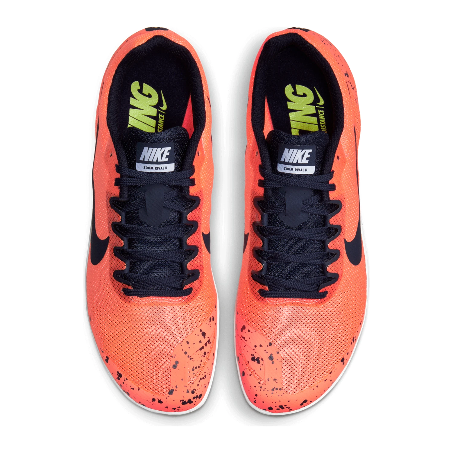 Nike Unisex Zoom Rival D 10 Track Spike - Bright Mango/Blackened Blue/Purple Pulse-Regular (D) 4 Nike Unisex Zoom Rival D 10 Track Spike - Bright Mango/Blackened Blue/Purple Pulse-Regular (D) - Image 4