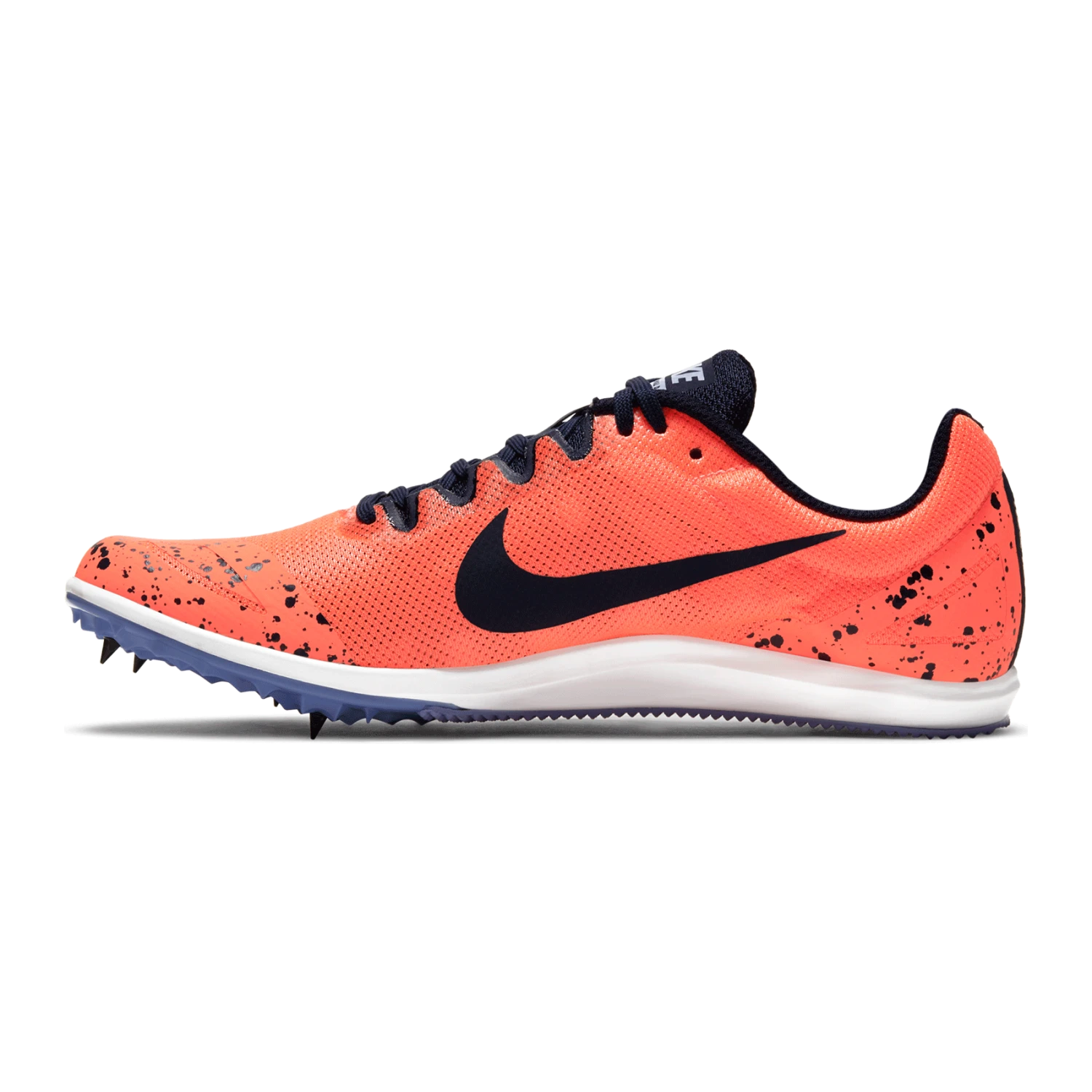 Nike Unisex Zoom Rival D 10 Track Spike - Bright Mango/Blackened Blue/Purple Pulse-Regular (D) 2 Nike Unisex Zoom Rival D 10 Track Spike - Bright Mango/Blackened Blue/Purple Pulse-Regular (D) - Image 2